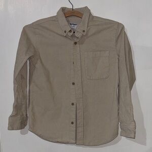 Old Navy Kids Beige Button Down Shirt-New Without Tag
